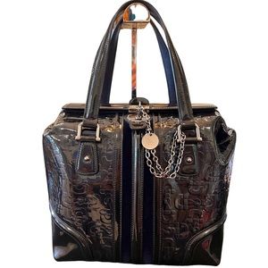 Gucci Horsebit Patent Leather Treasure Boston Bag